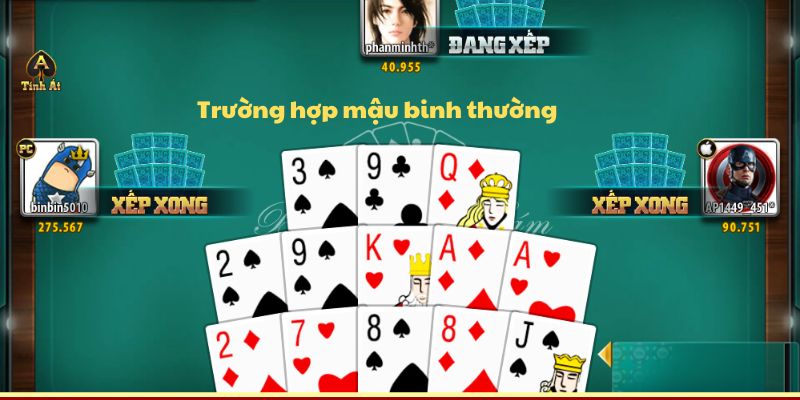  Trường hợp mậu binh thường